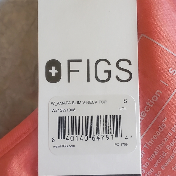 FIGS Hot Coral Amapa (S) - Picture 7 of 10